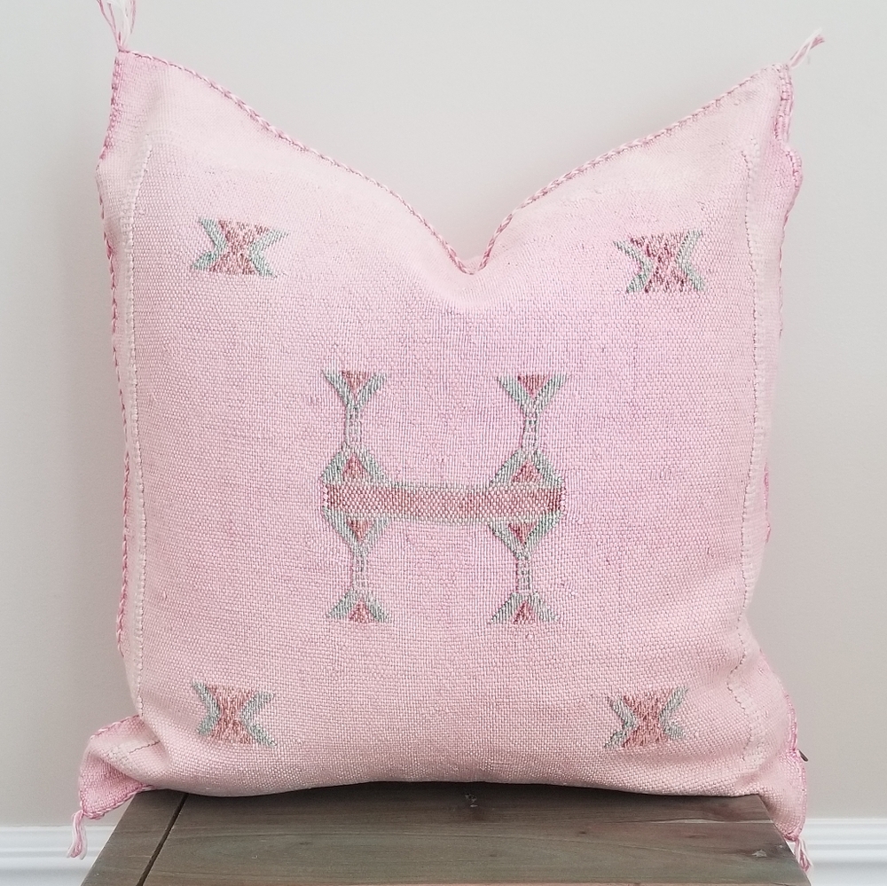 Cactus (Sabra) Silk Moroccan Pillow Cover